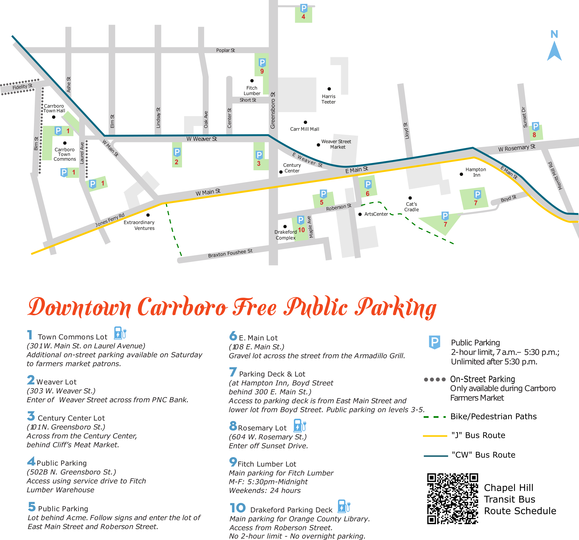 Downtown Parking Map