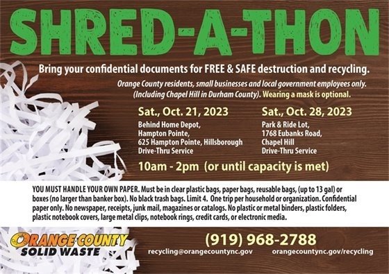 Shred A Thon Fall 2023