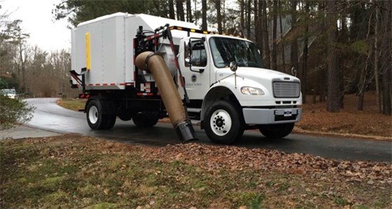 Leaf Collection Truck