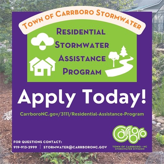 Residential Storm Water Assistance Program Application Available