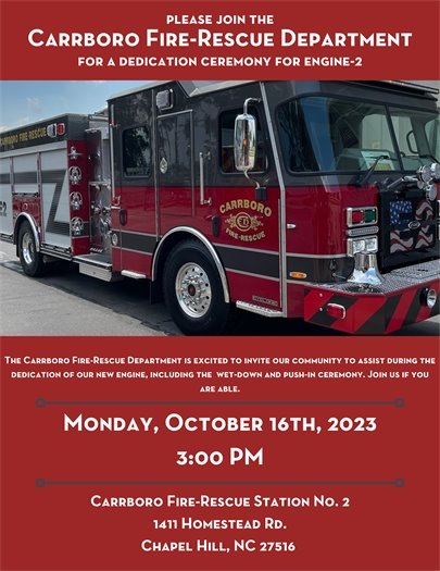 Fire Truck Dedication