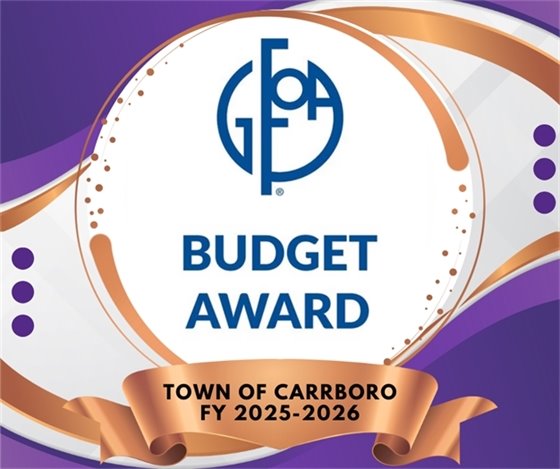 Town of Carrboro Budget Award