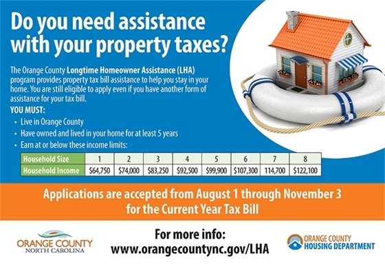 Do you need assistance with your property taxes?