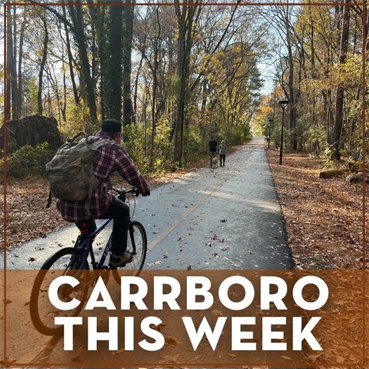cyclist and couple with dog on the Francis Shetley Bikeway