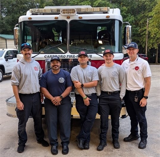 Carrboro Fire-Rescue Hurricane Helene Crew