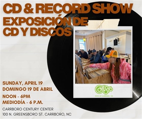 Carrboro CD and Record Show Coming soon