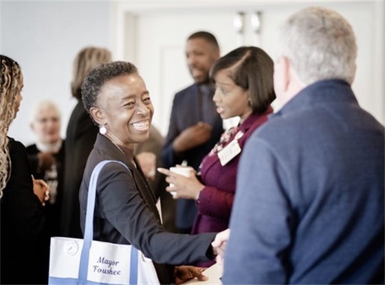 Mayor Foushee at Metro Mayors Event