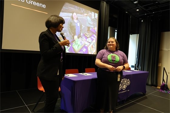 Town Manager Toney and Eve Greene 