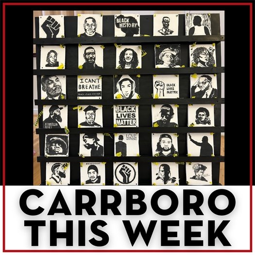 youth created artwork for MLK Celebration 