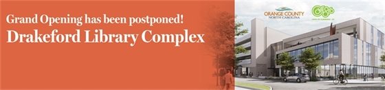 Drakeford Library Complex Opening Postponed
