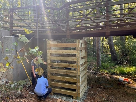 Bolin Creek Bridge Damaged