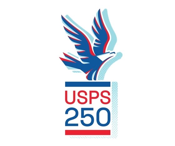the USPS 250 anniversary logo