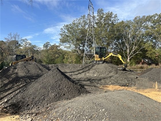 Pump track under renovation 