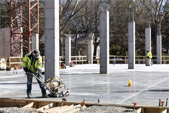 203 Project First Floor Concrete Poured