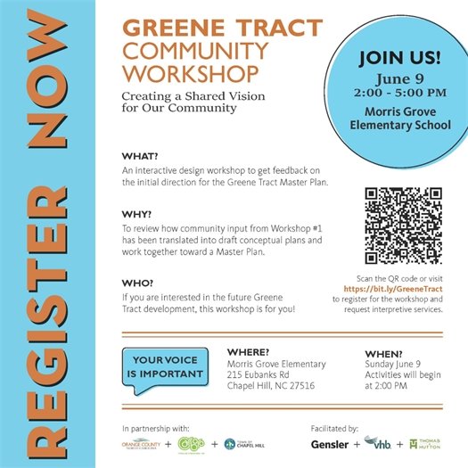 Greene Tract Workshop June 9