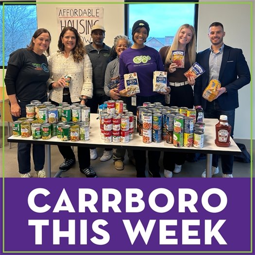 Town of Carrboro leadership at IFC in honor of Braxton Foushee Day