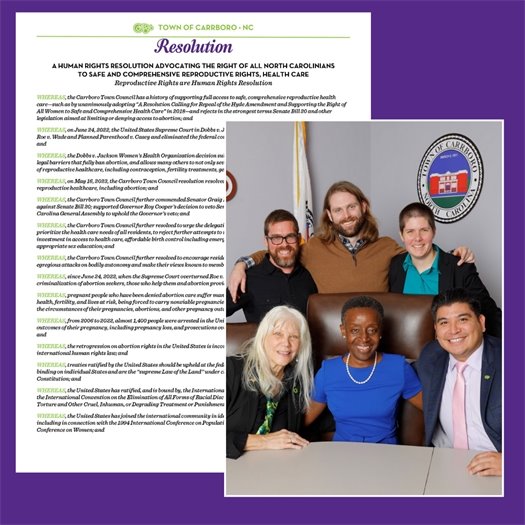 Town Council Resolution