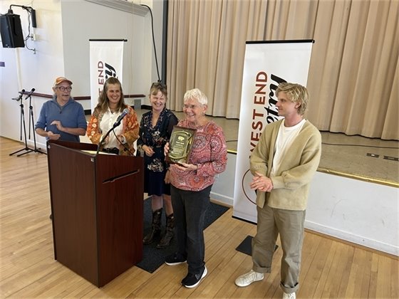 Susan Spalt receives honor at Poetry Festival 