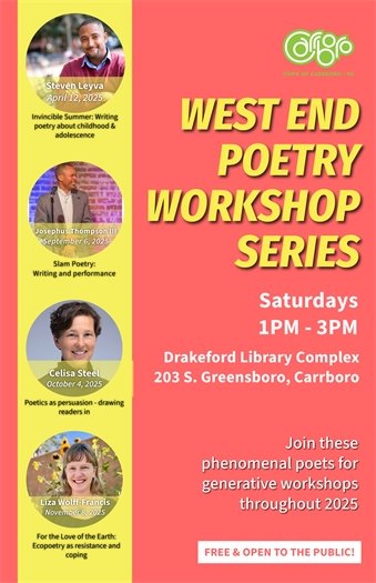 Poetry Month Events Flyer