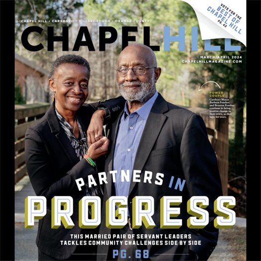 Mayor Barbara Foushee and Braxton Foushee 