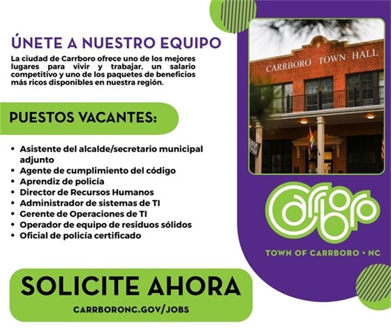We are hiring - in spanish