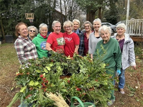 Garden Club with Wreath