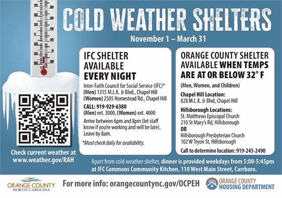 Cold Weather Shelters