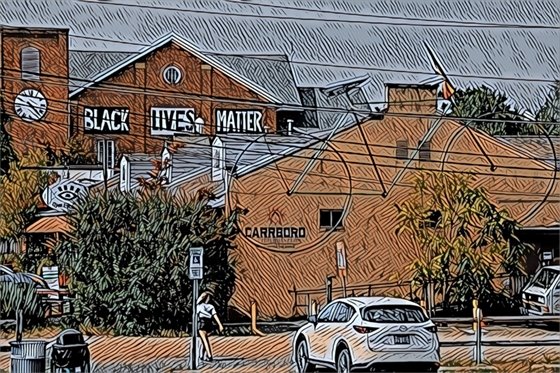 An image of the Century Center from our Welcome to Carrboro series