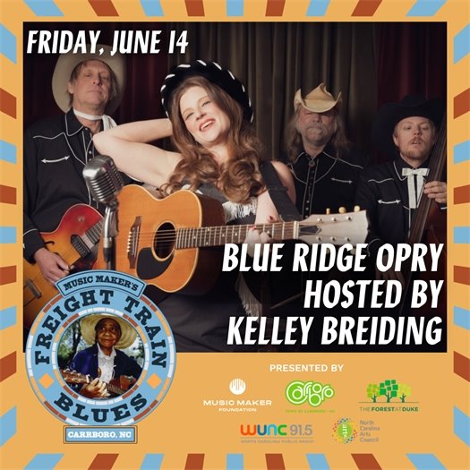 Freight Train Blues to feature Blue Ridge Opry hosted by Kelley Breiding