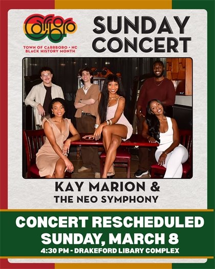 Kay Marion Concert with rescheduled date/time