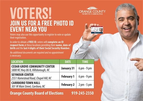 Voter ID registration event