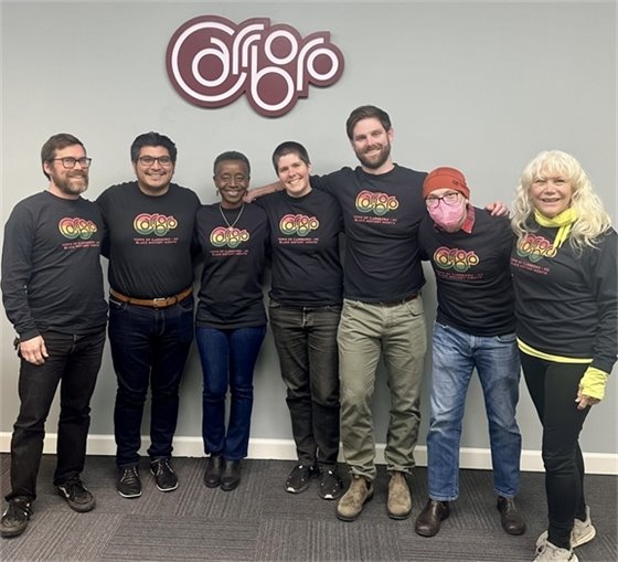 Town Council wears Black History Month T-shirts