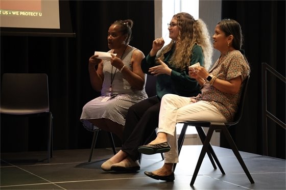 Carrboro staff participating in 4th amendment workplace training