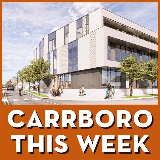 203 Project Building Rendering: drawing of potential 203 Project with people walking around