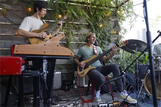 Band performs for Carrboro Music Festival