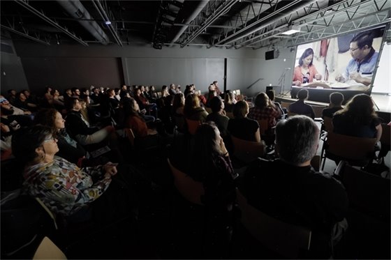 Carrboro Film Fest 2023 crowd