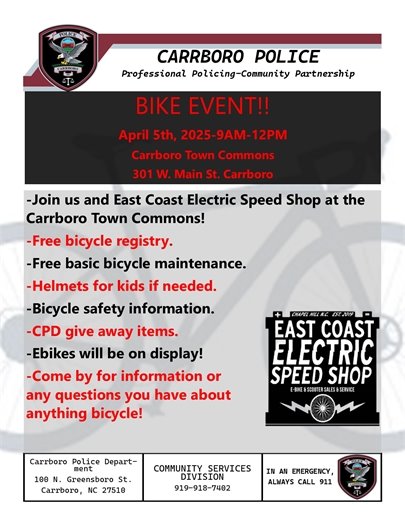 Carrboro Bike Event
