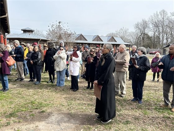 Manly McCauley Historical Marker Crowd and Organizers