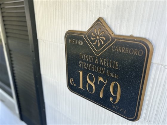 Historic Strayhorn House Sign