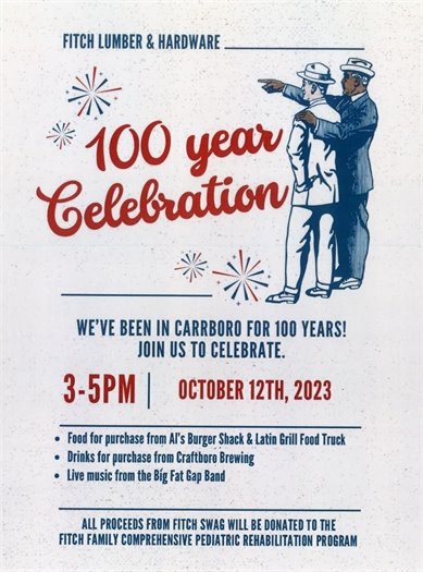 Fitch Lumber Celebrates 100 Years