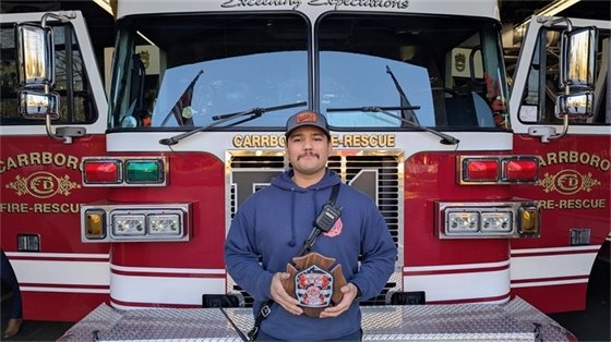 Firefighter Luis Galdamez 
