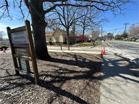 Weaver Street Parking Lot walkway 