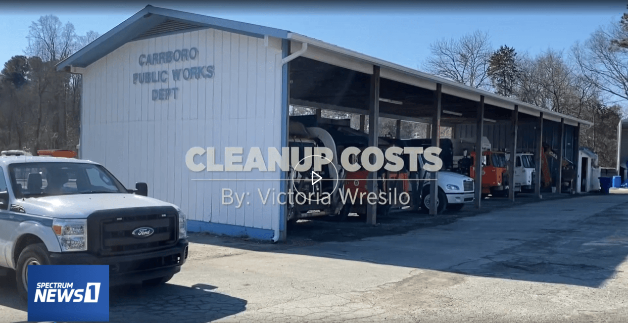 Screenshot of Spectrum News Public Works Job 2022-02-04 110856