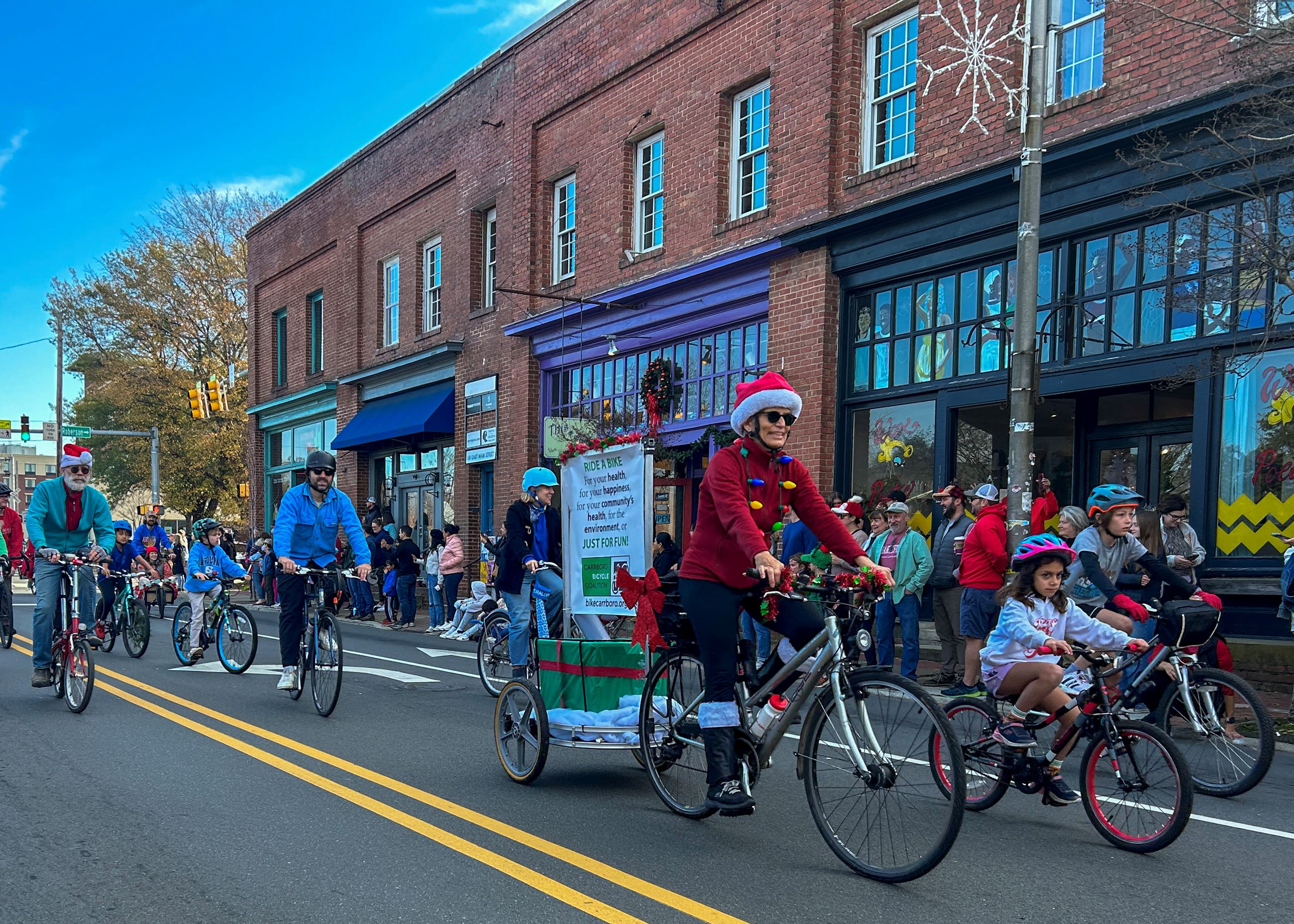 holiday parade 2023 bikes