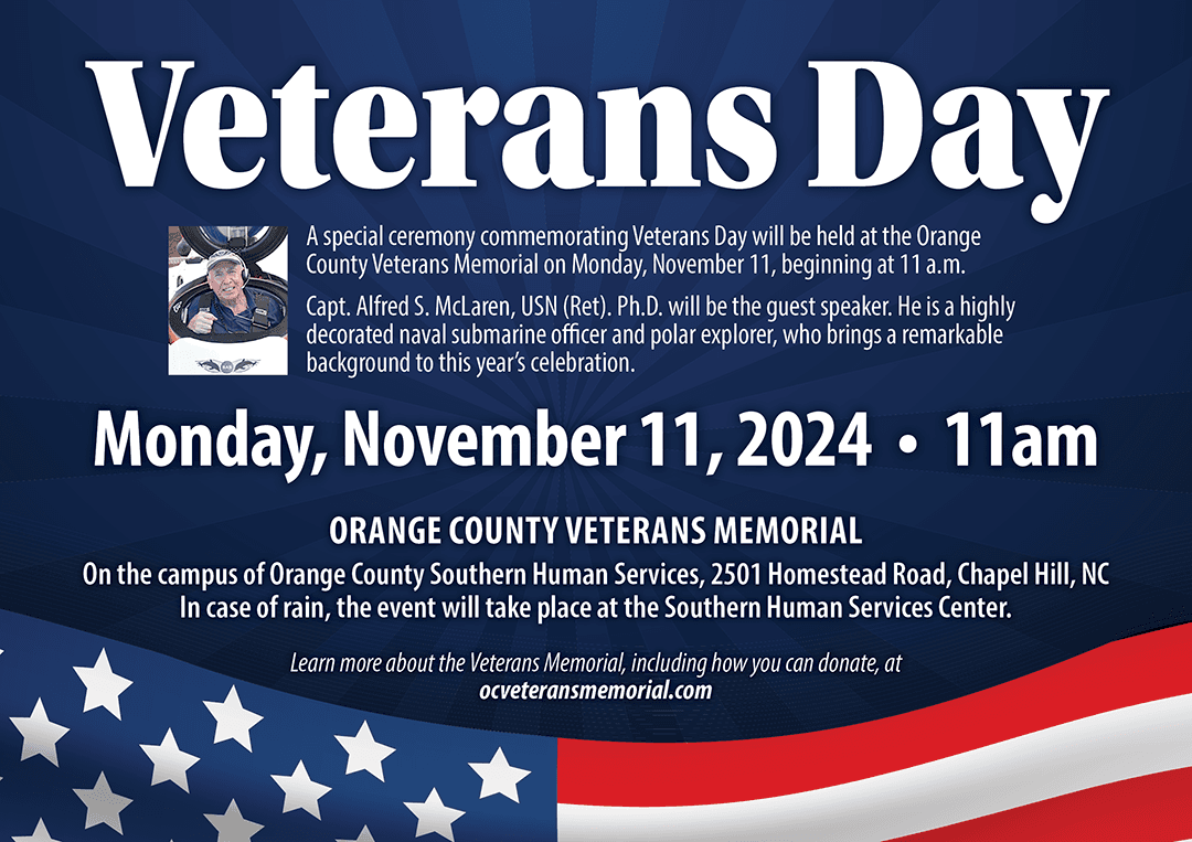 VETERANS Day event in Orange County