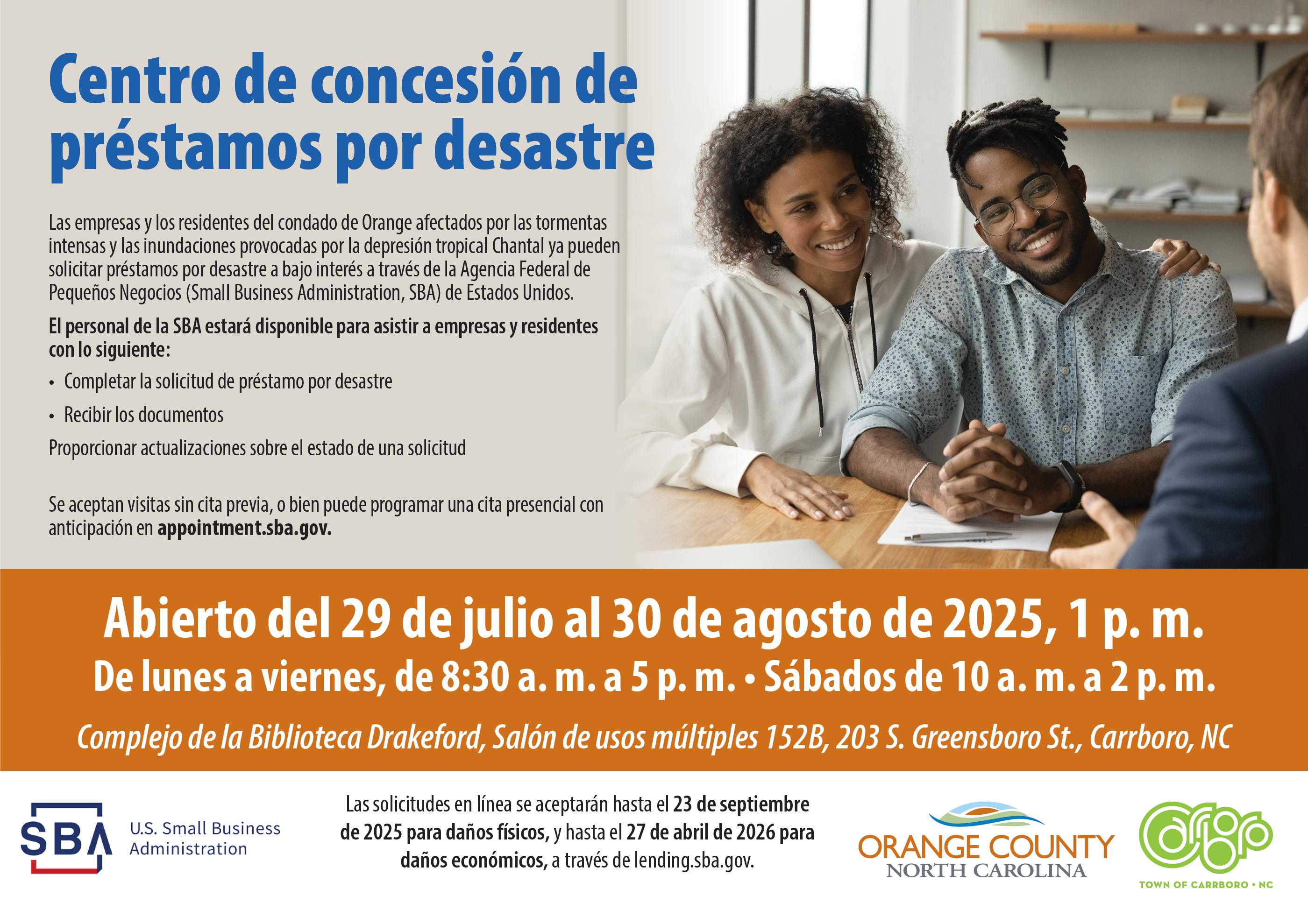 Small Business Administration Assistance - spanish
